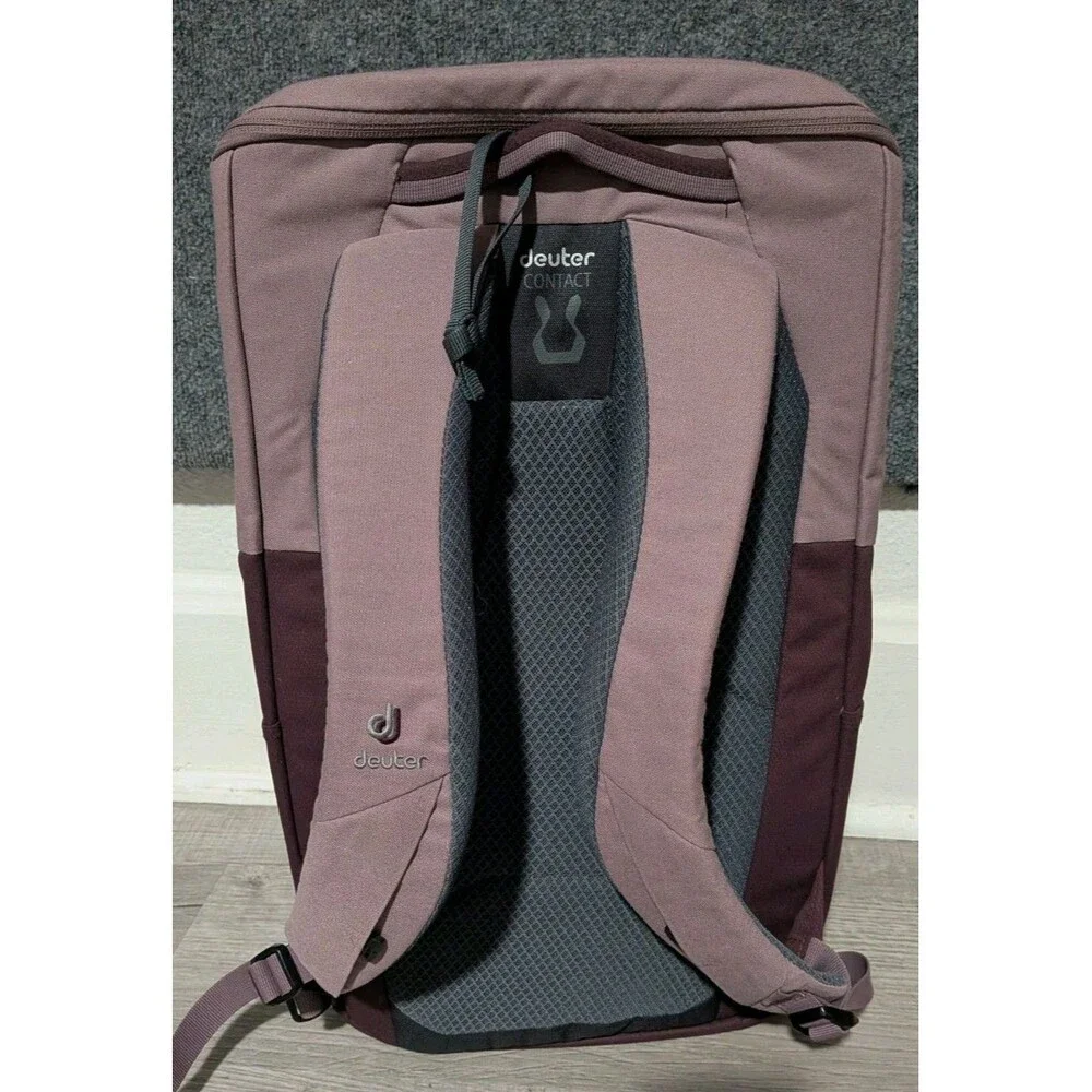 Deuter UP Stockholm Backpack In Purple Contact Travel Work Bag
